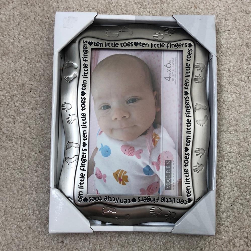 Malden International Designs Baby Picture Frame
